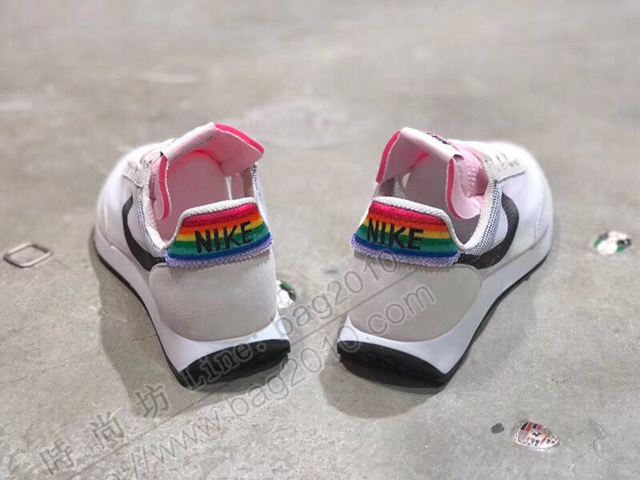 Nike男鞋 耐克華夫彩虹男女休閒鞋  耐克復古跑鞋  hdx13073